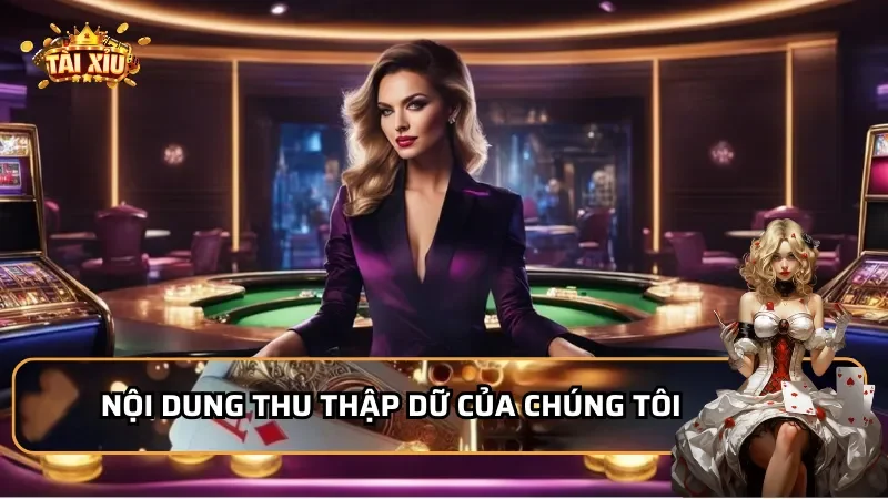 Nội dung thu thập dữ của chúng tôi