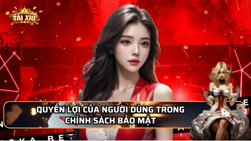 Quyền lợi của người dùng trong chính sách bảo mật