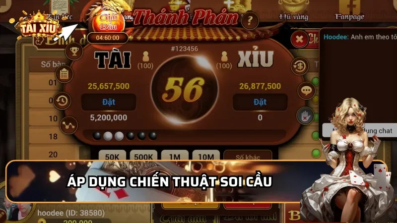 Áp dụng chiến thuật soi cầu