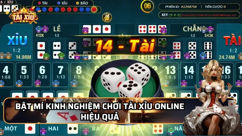 Bật mí kinh nghiệm chơi tài xỉu online hiệu quả