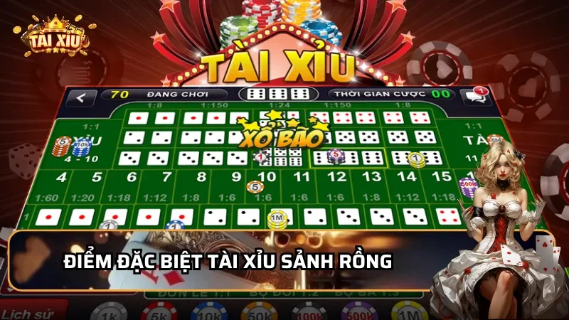 Điểm đặc biệt khi tham gia Tài Xỉu Sảnh Rồng là gì?