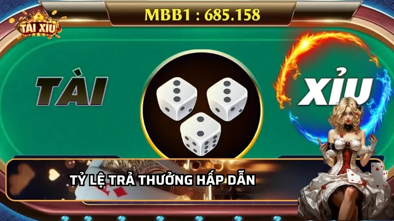 Tỷ lệ trả thưởng hấp dẫn